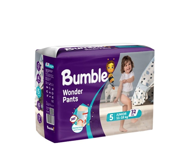 BUMBLE N5 ბავშვის ტრუსი ვონდერი 11-18კგ