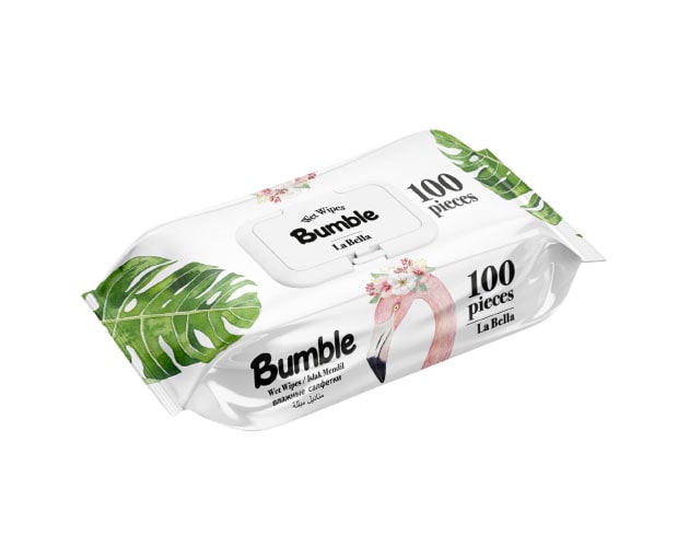 Bumble სველი ხელსახოცი La Bella 100ც