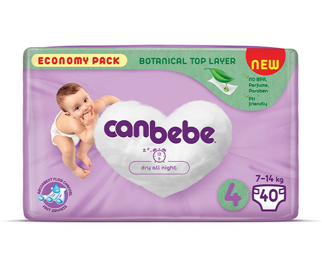 Canbebe N4 ბავშვის საფენი 7-14კგ