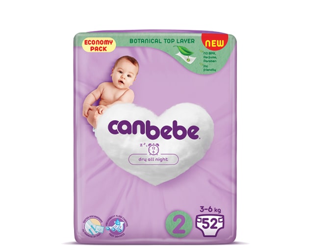 Canbebe N2 ბავშვის საფენი 3-6კგ