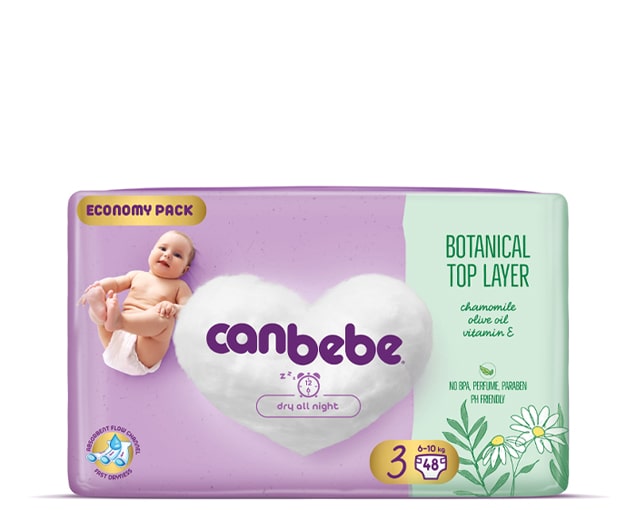 Canbebe N3 ბავშვის საფენი 4-9კგ|Canbebe N3 baby diaper 4-9kg