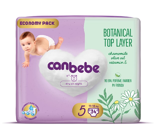 Canbebe N5 ბავშვის საფენი 11-16კგ