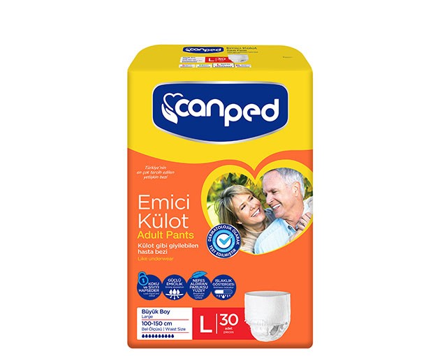 CANPED L ზომა ტრუსი მოზრდილთათვის 30ც