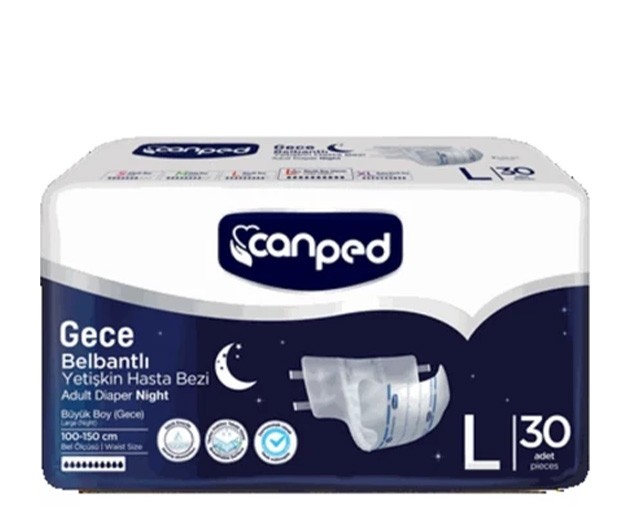 CANPED L ზომა საფენი მოზრდილთათვის ღამის 30ც