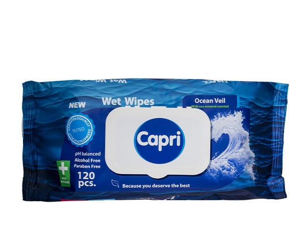 CAPRI Family Wet wipes  120pcs