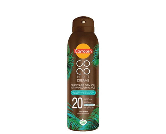 carroten მშრალი ზეთი სპრეი SPF20