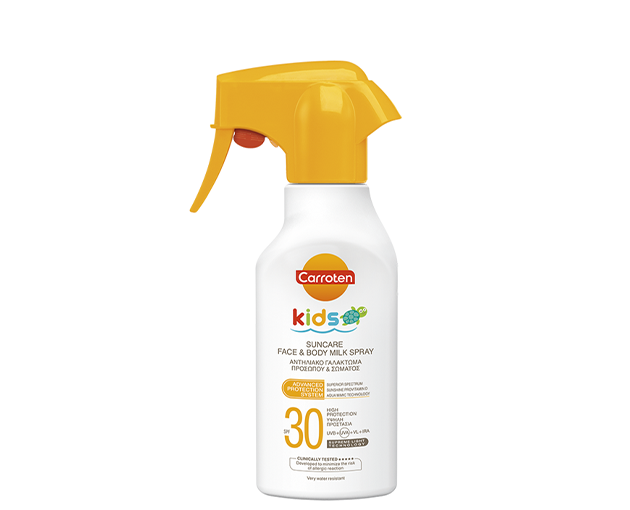 Carroten მზისგან დამცავი რძე სპრეი SPF30 200 მლ