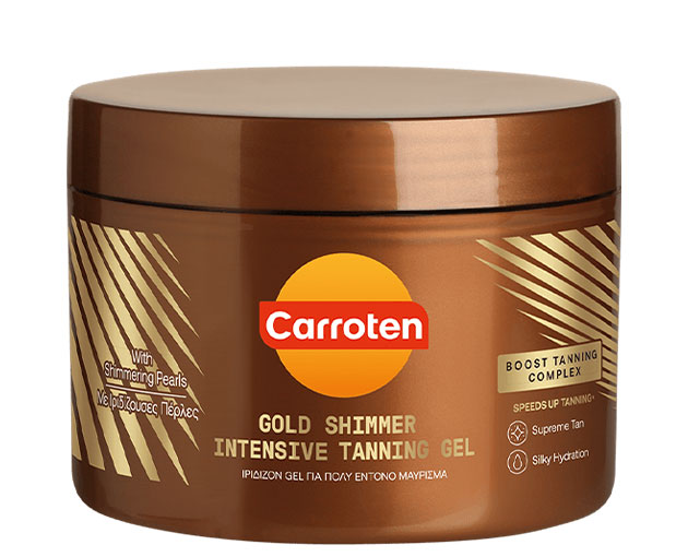 Carroten ინტენსიური გასარუჯი გელი ბზინვარებით 150მლ