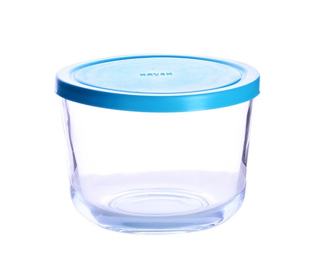 Glass container tall big 1430 ml