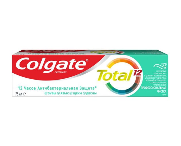Colgate კბილის პასტა Total 12 Pro გამწმენდი 75 მლ
