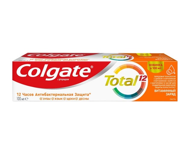 Colgate კბილის პასტა Total ვიტამინი C 100 მლ