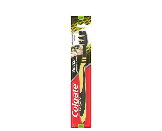Colgate კბილის ჯაგრისი Zig-Zag Charcoal
