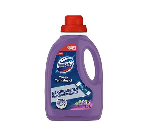 DOMESTOS უნივერსალური სადეზინფექციო სითხე იასამნისფერი 1.5 ლ