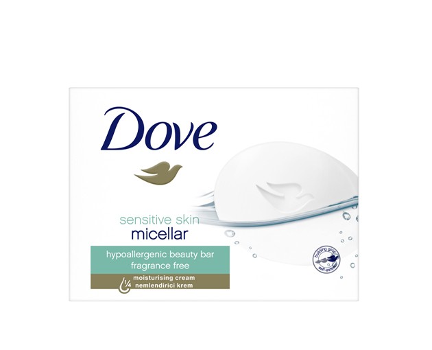 DOVE მყარი საპონი Sensitive Micellar 90გრ