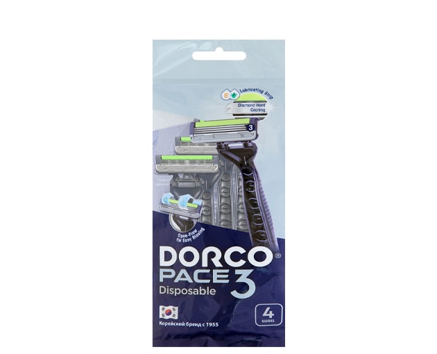 Dorco  ერთჯერადი საპარსი  3 პირიანი