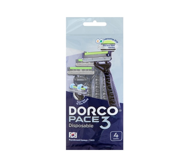 Dorco  ერთჯერადი საპარსი 3 პირიანი