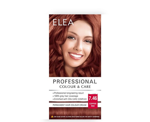 ELEA თმის საღებავი 7.46