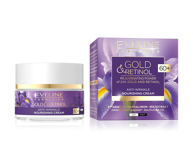 EVELINE anti-wrinkle cream-concentrate GOLD & RETINOL 60+ 