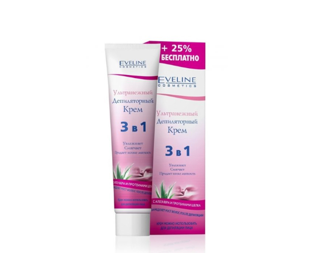 EVELINE Ultrafine depilatory cream in 3/1