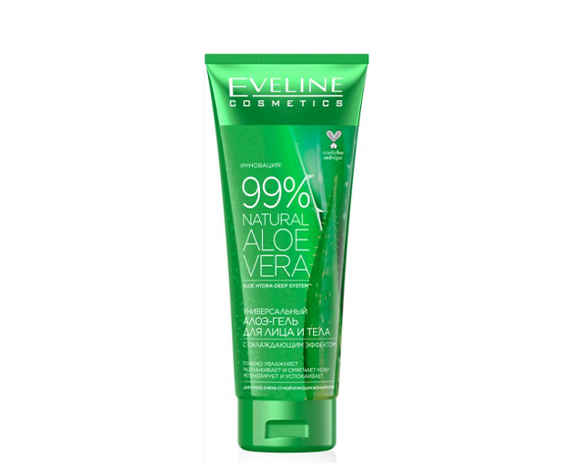 EVELINE face and body cooling gel aloe 99% NATURAL ALOE