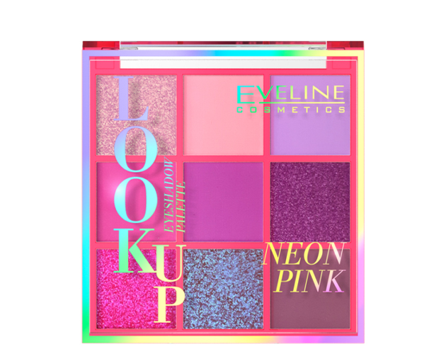 EVELINE eyeshadow palette NEON PINK