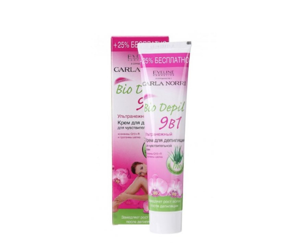 EVELINE Ultrafine depilatory cream in 9/1 BIO DEPIL