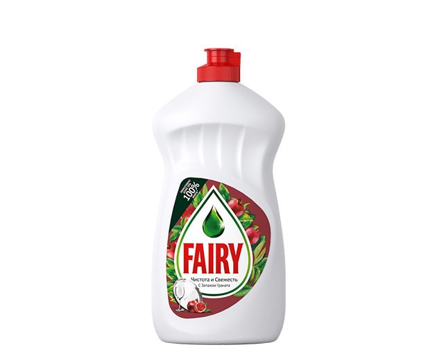 Fairy ჭურჭლის სარეცხი სითხე ბროწეული 450მლ