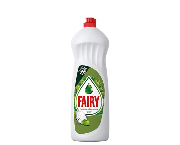 Fairy ჭურჭლის სარეცხი სითხე ვაშლი 1ლ