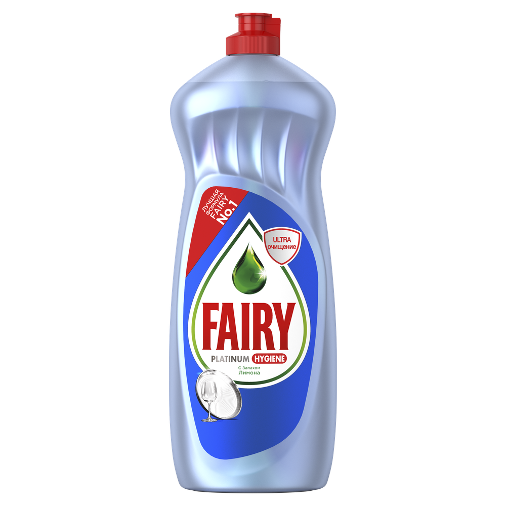 Fairy Platinum ჭურჭლის სარეცხი სითხე ლიმონი და ლაიმი 750მლ