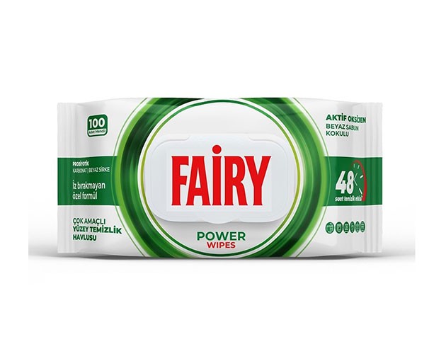 FAIRY ზედაპირის საწმენდი სველი ხელსახოცი 100ც