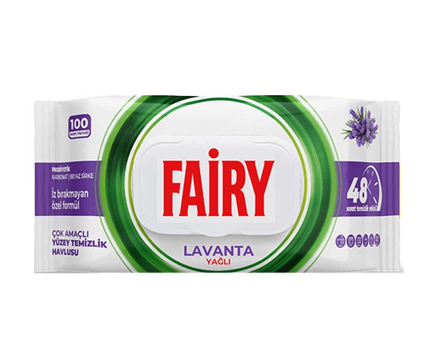 FAIRY universal wipes 100 pcs lavander 