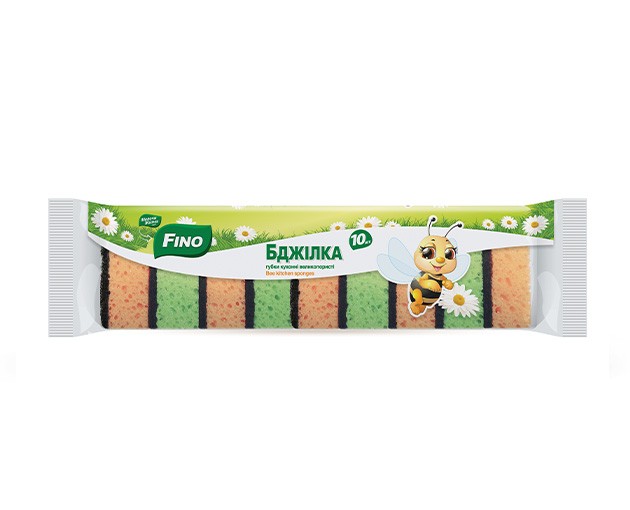 FINO kitchen sponge bee 10pcs