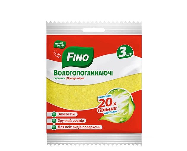 FINO Moisture Absorbent Cloth 3pcs
