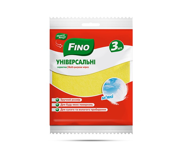 FINO universal table cleaning cloth 3 pcs