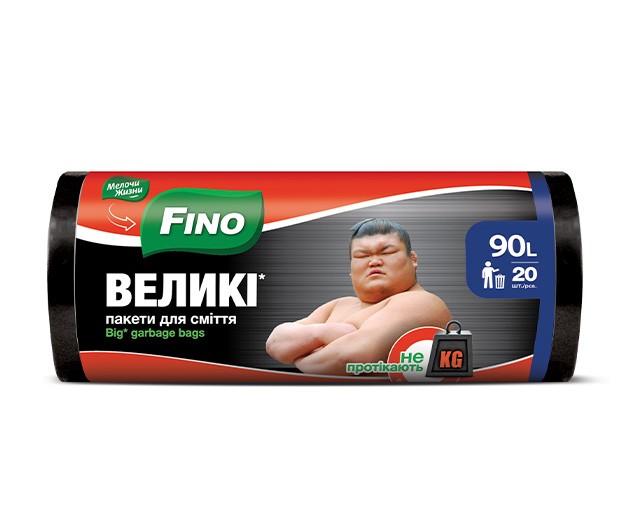 FINO garbage bag 90L 20pcs