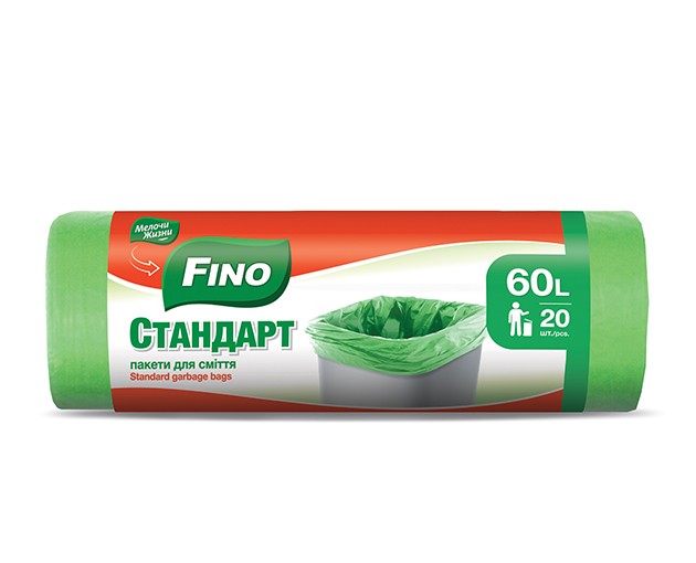 FINO garbage bag standart 60L 20pcs