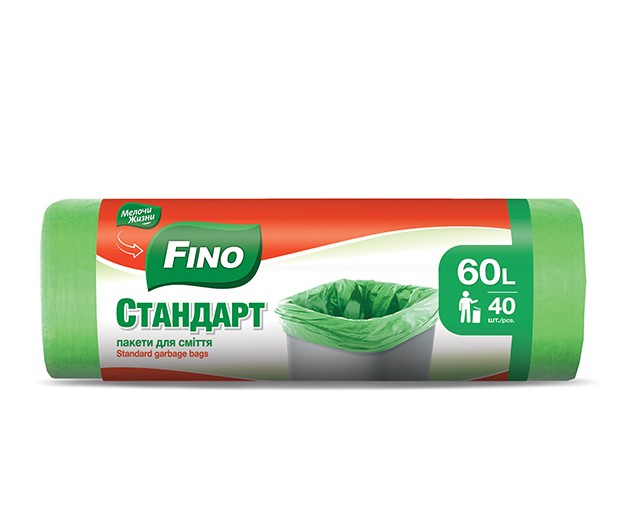 FINO garbage bag standart 60L 40pcs