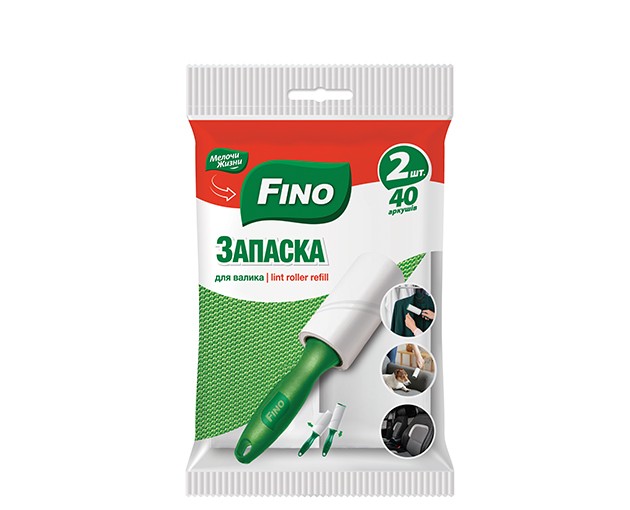 FINO Cleaning roller with 2pcs 40 sheets 