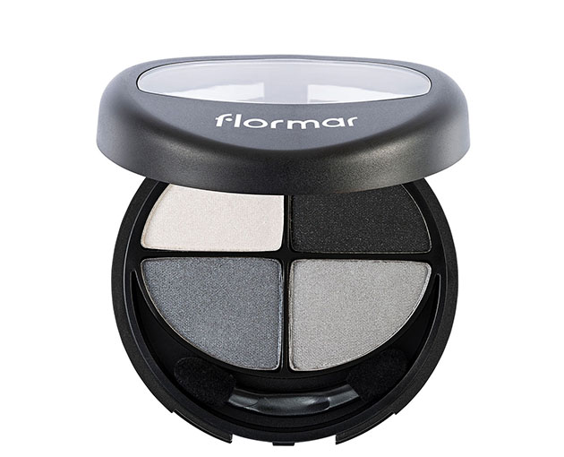 Flormar 4 ფერიანი თვალის ჩრდილი 404 Black Soufflé