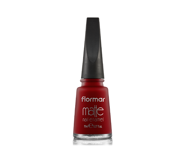 Flormar მქრქალი ლაქი 08 Lxurious cerise