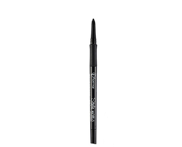 Flormar new black თვალის ლაინერი სტაილი 02