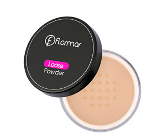 Flormar beige sand პუდრა ფხვიერი 004