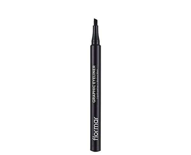 Flormar black თვალის ლაინერი გრაფიკი 01