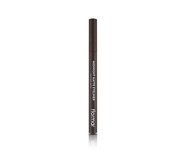 Flormar მქრქალი ლაინერი 02 Brown 