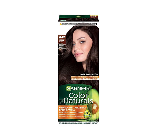 Garnier Naturals თმის საღებავი N3.12