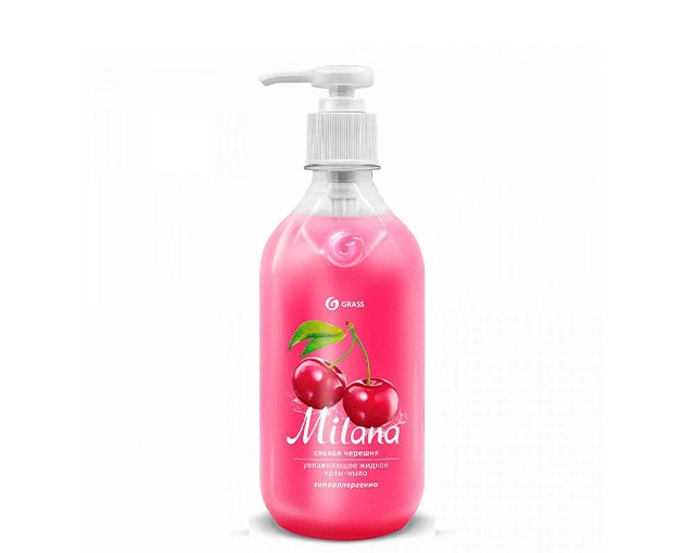 Grass moisturizing liquid soap Milana cherry 1L