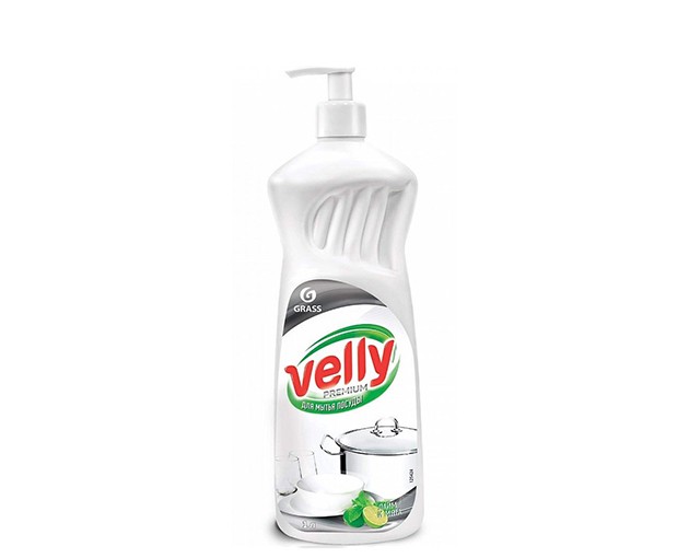 GRASS dishwashing liquid Velly Lime and mint with a dispenser 1L