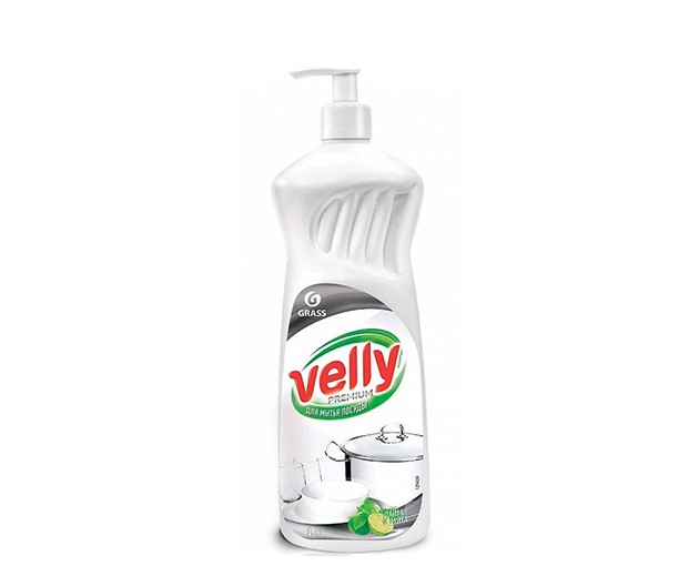GRASS dishwashing liquid Velly Lime and mint with a dispenser 1L