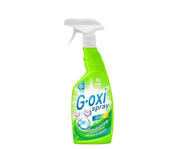 ლაქების ამომყვანი ფერადი ქსოვილებისთვის "G-Oxy Spray" 600მლ