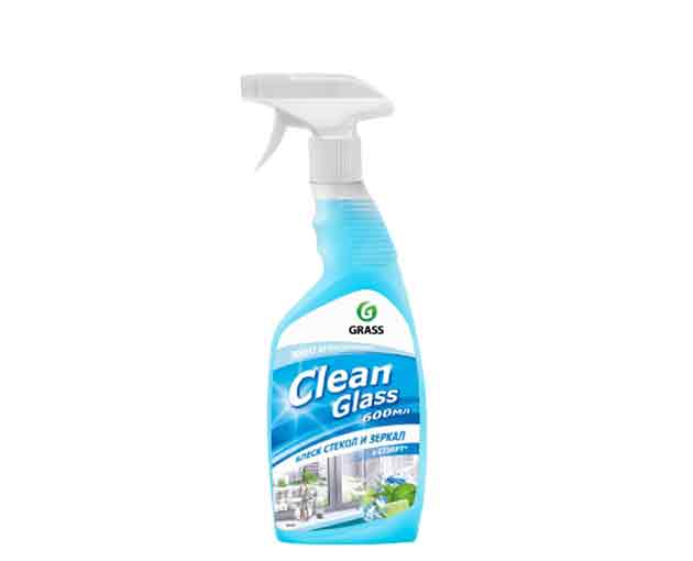 Grass  "Clean Glass" ცისფერი ლაგუნა მინის და სარკის საწმენდი 600მლ